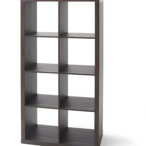 Better Homes & Gardens 8-Cube Storage Organizer, Tobacco Oak
