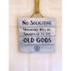Witchy Home Decor No Soliciting Pagan Wood Sign Wooden Sign Hanging Decorations Rustic Funny Wood Signs