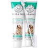 Paws & Pals Toothpaste Dental Care Kit for Dogs and Cats Beef-Flavored (Set of 3)